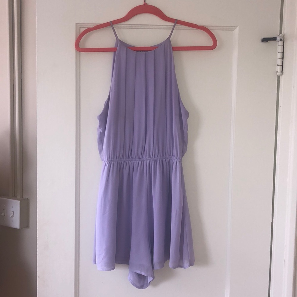 Lilac Chiffon Romper